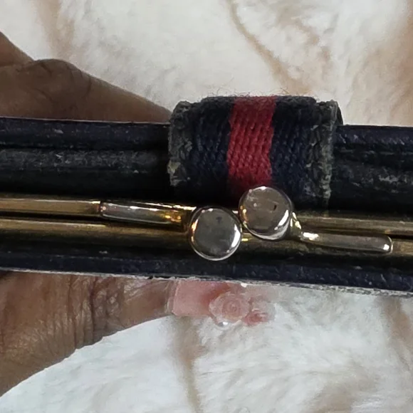 Gucci Blue Vintage Wallet - Picture 3 of 7